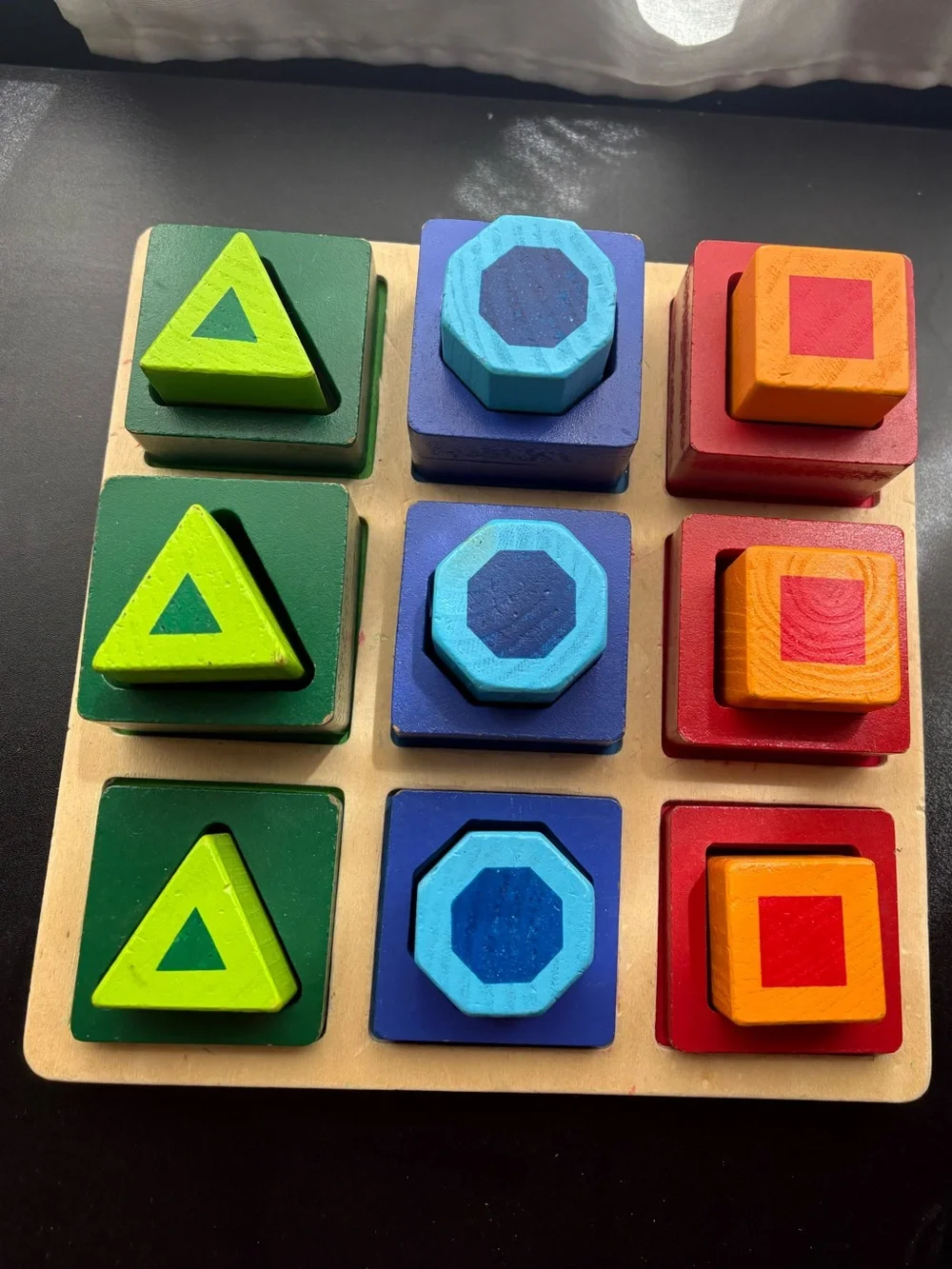 Melissa and Doug shape sorter wooden toy